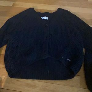 Black hollister cardigan/sweater